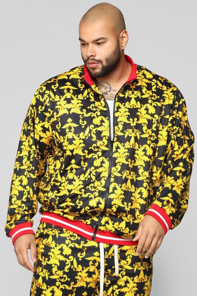 Keep Talkin' Jacket - Black/Gold - jameswhite001