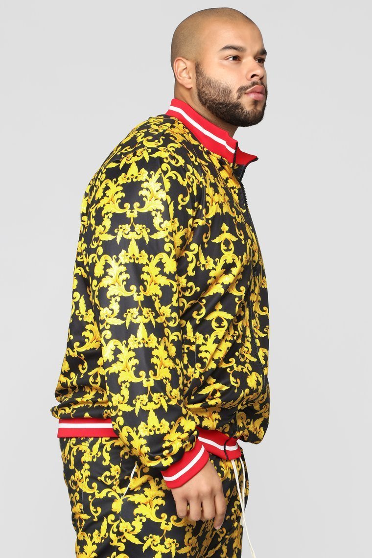 Keep Talkin' Jacket - Black/Gold - jameswhite001