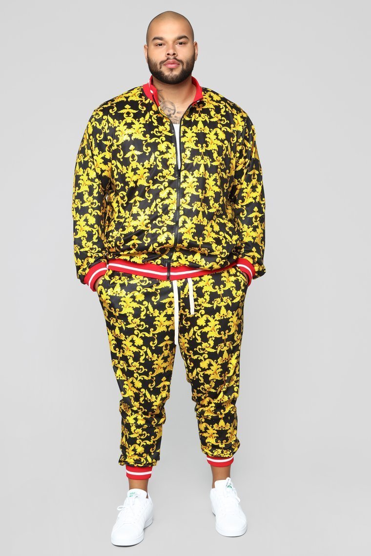 Keep Talkin' Joggers - Black/Gold - jameswhite001