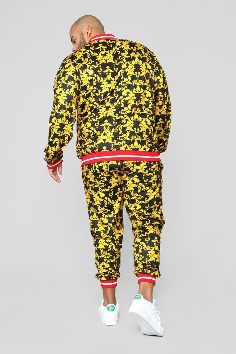 Keep Talkin' Joggers - Black/Gold - jameswhite001