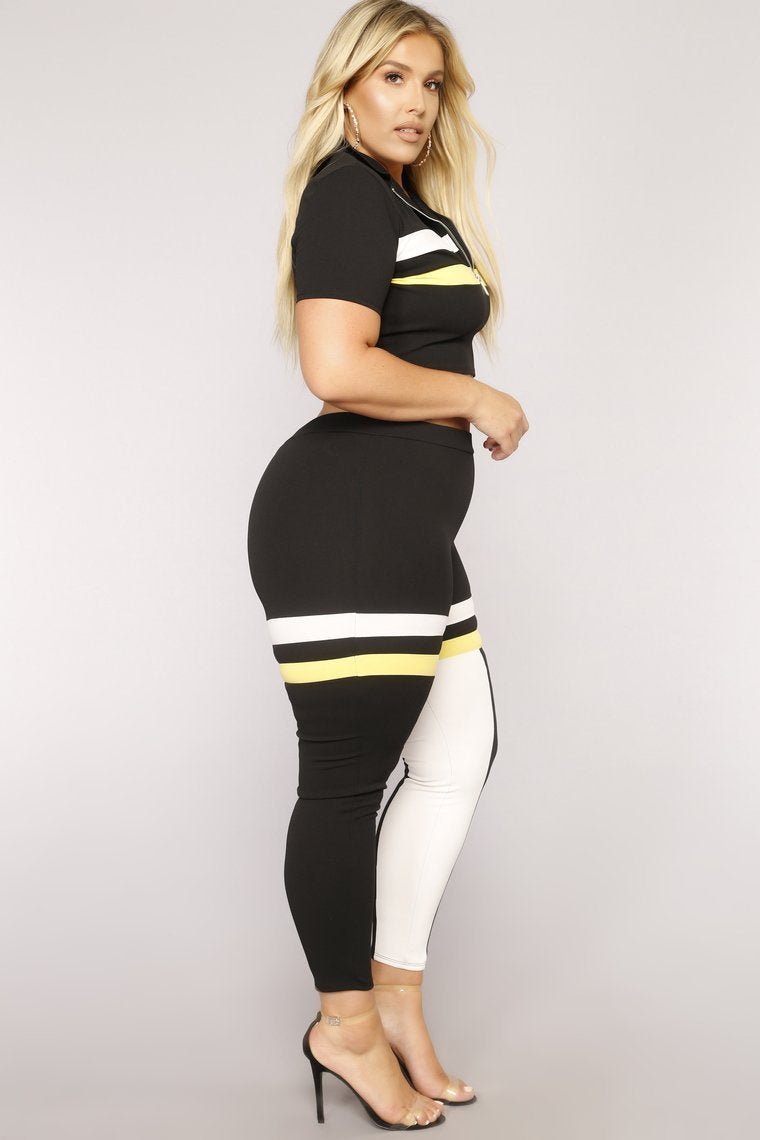 Keep Track Colorblock Set - Black/Yellow - jameswhite001