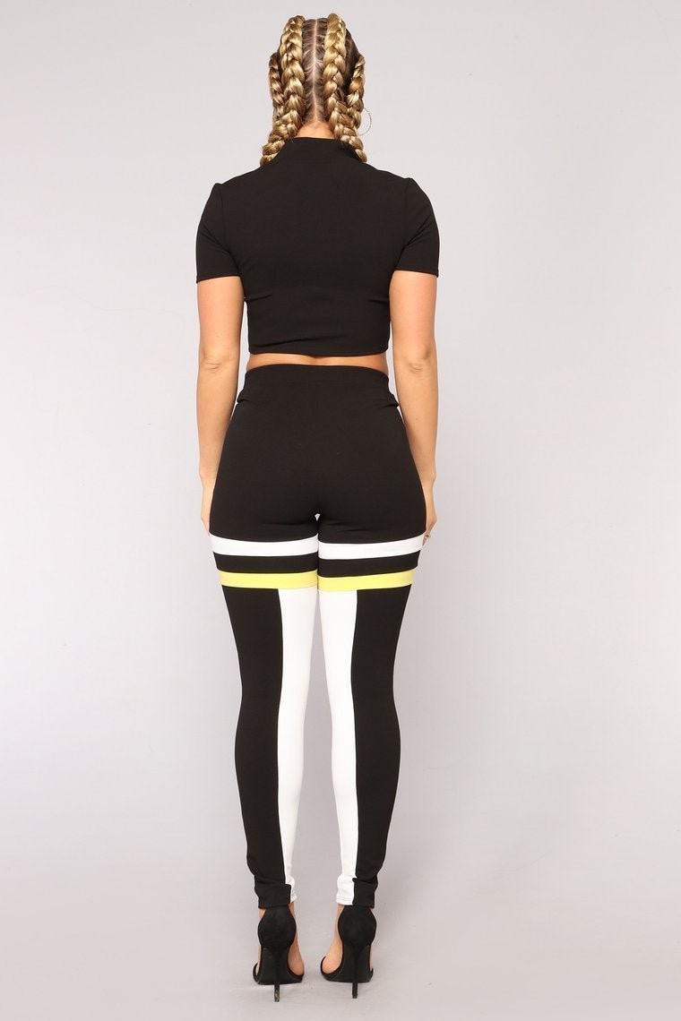 Keep Track Colorblock Set - Black/Yellow - jameswhite001