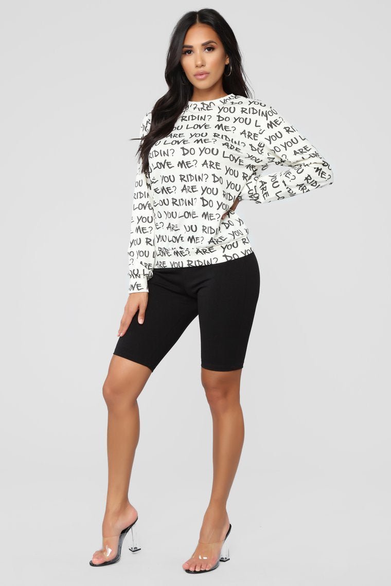 Keke Sweatshirt - Ivory Combo - jameswhite001