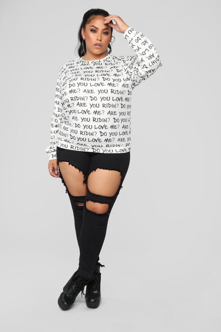 Keke Sweatshirt - Ivory Combo - jameswhite001