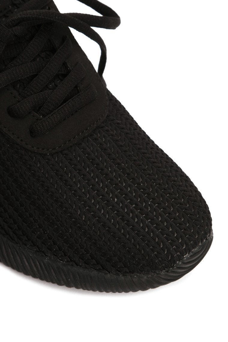 Kick Start Sneaker - Black - jameswhite001