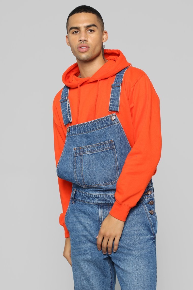 Lennie Overalls - Medium Blue Wash - jameswhite001