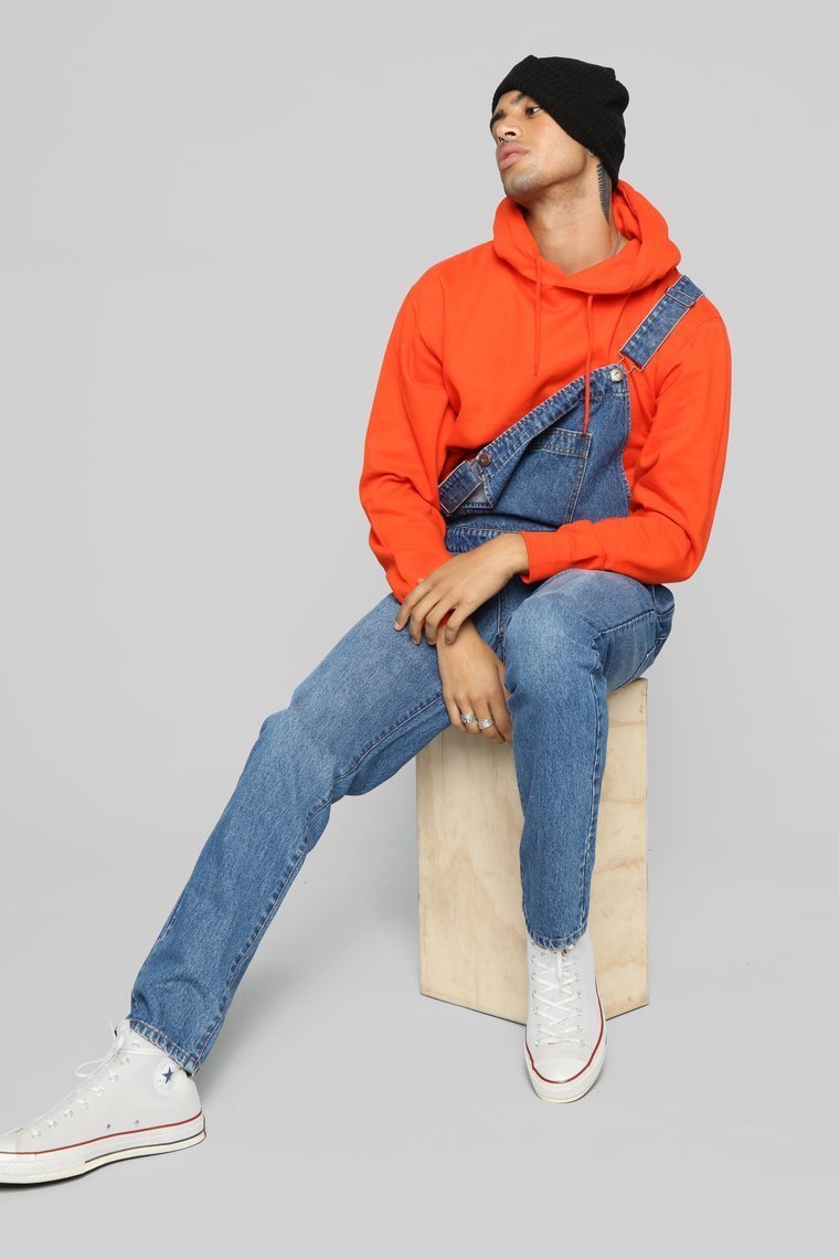 Lennie Overalls - Medium Blue Wash - jameswhite001