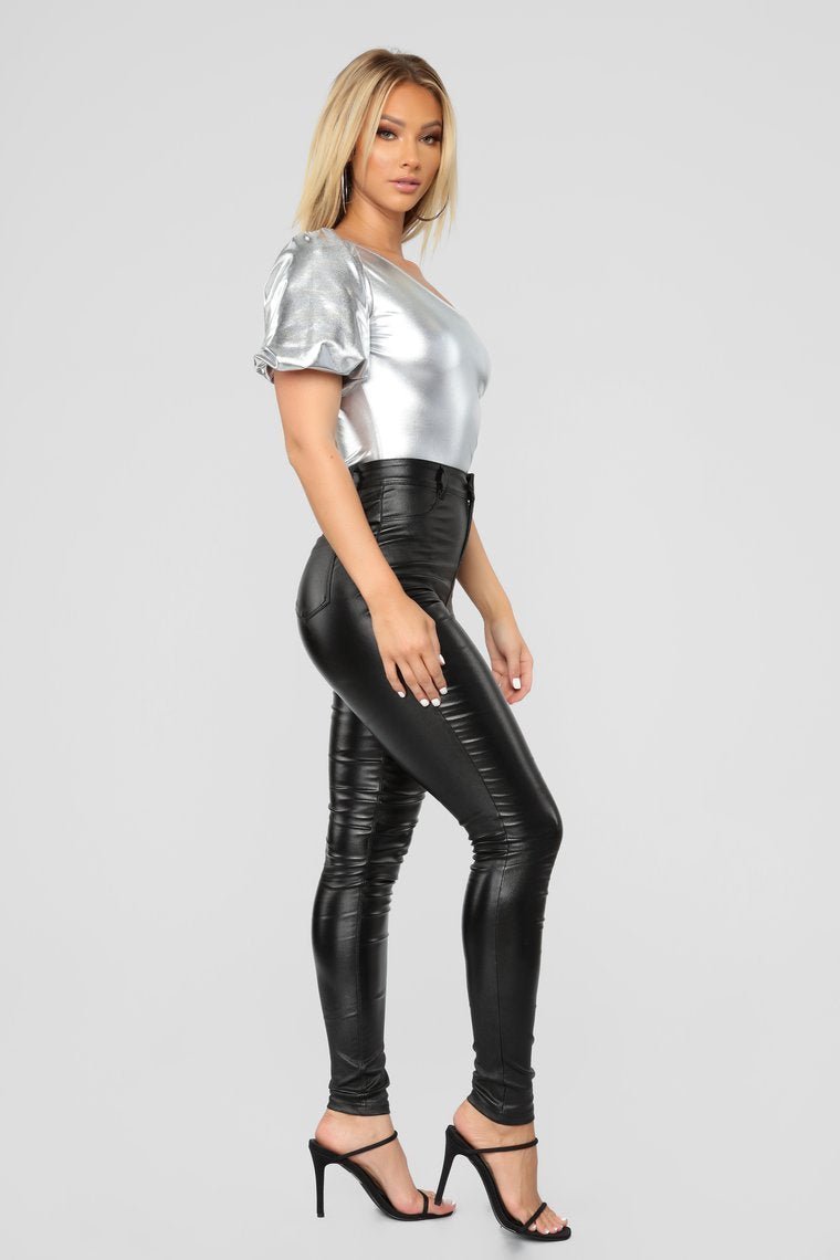 Let's Go Back In Time Bodysuit - Silver - jameswhite001