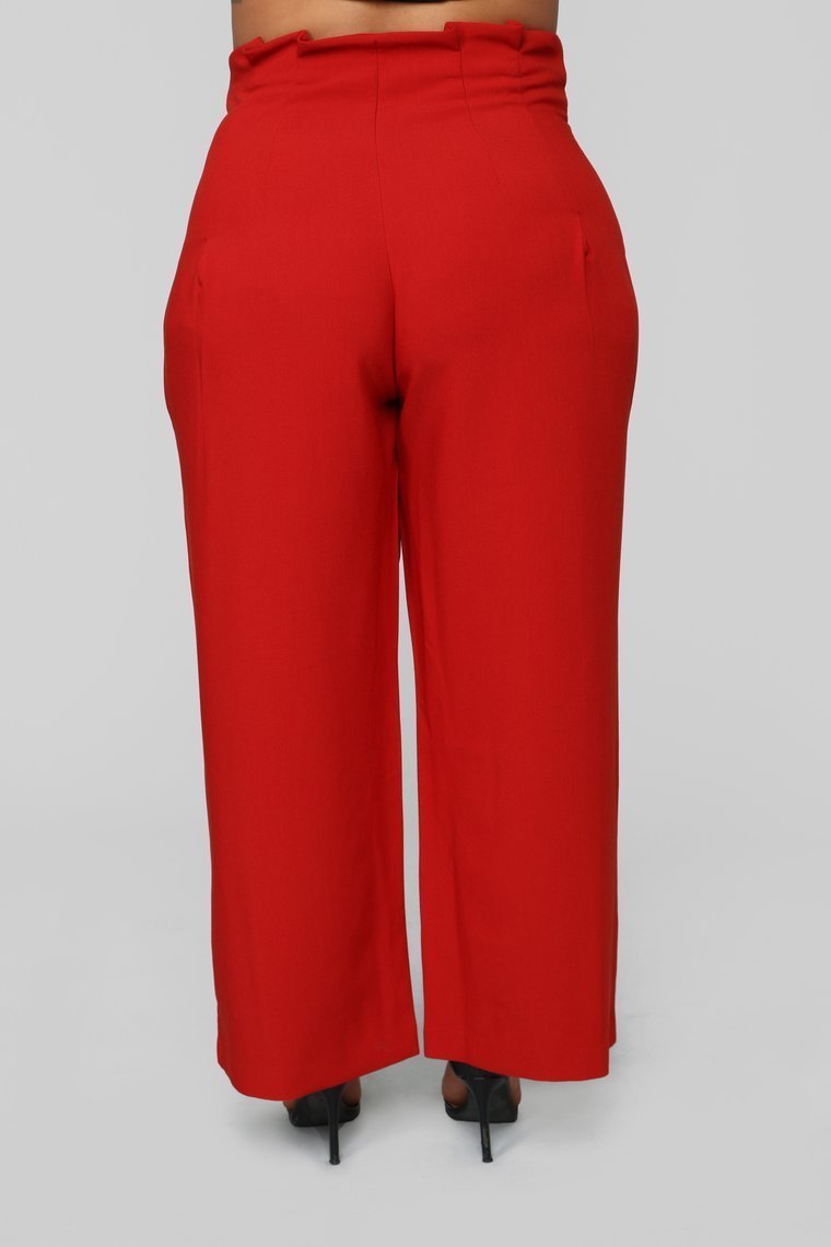 Let's Keep It Simple Pants - Rust - jameswhite001