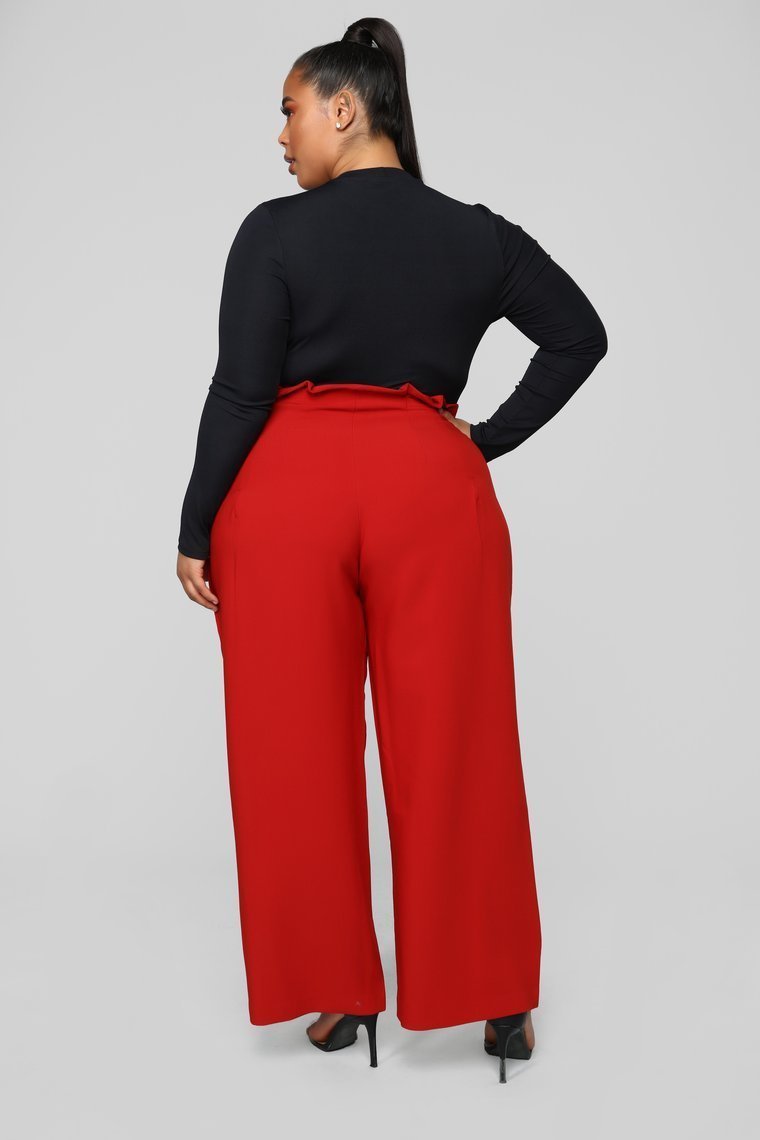 Let's Keep It Simple Pants - Rust - jameswhite001