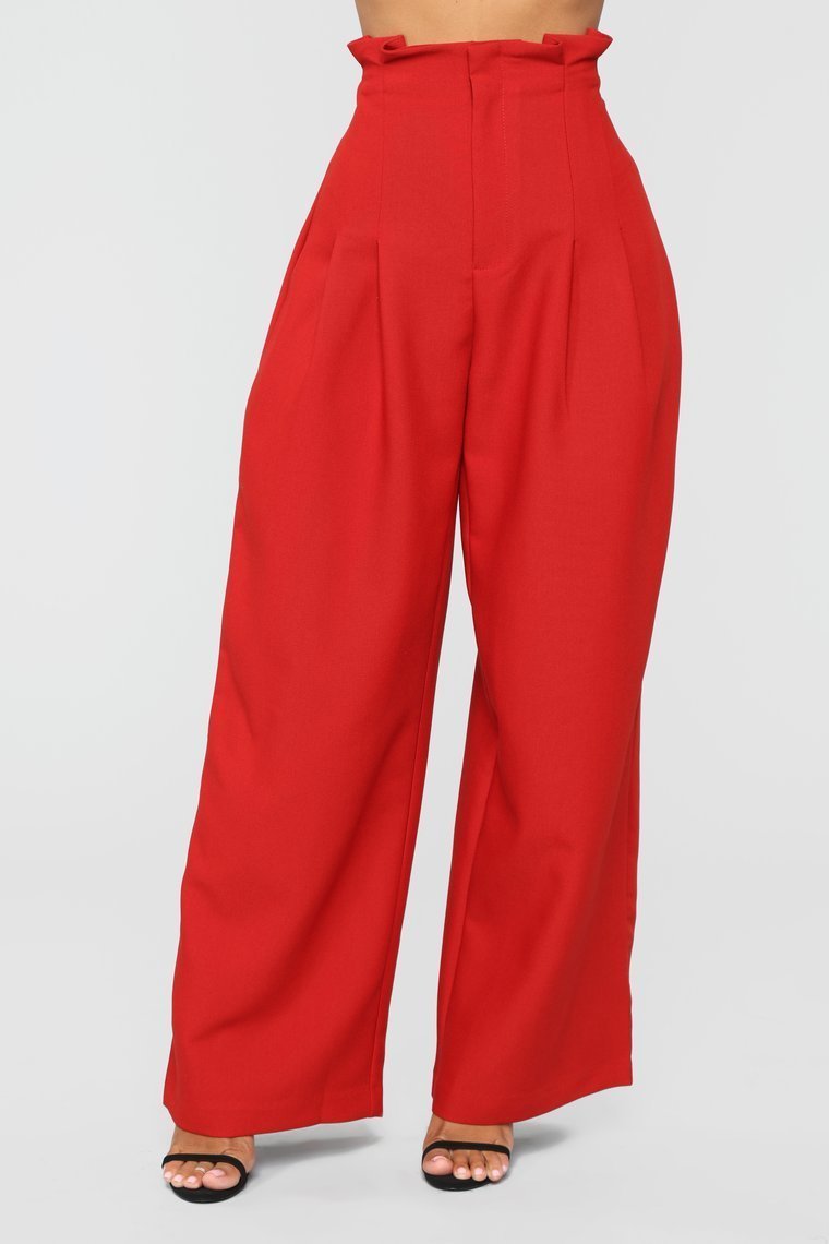 Let's Keep It Simple Pants - Rust - jameswhite001