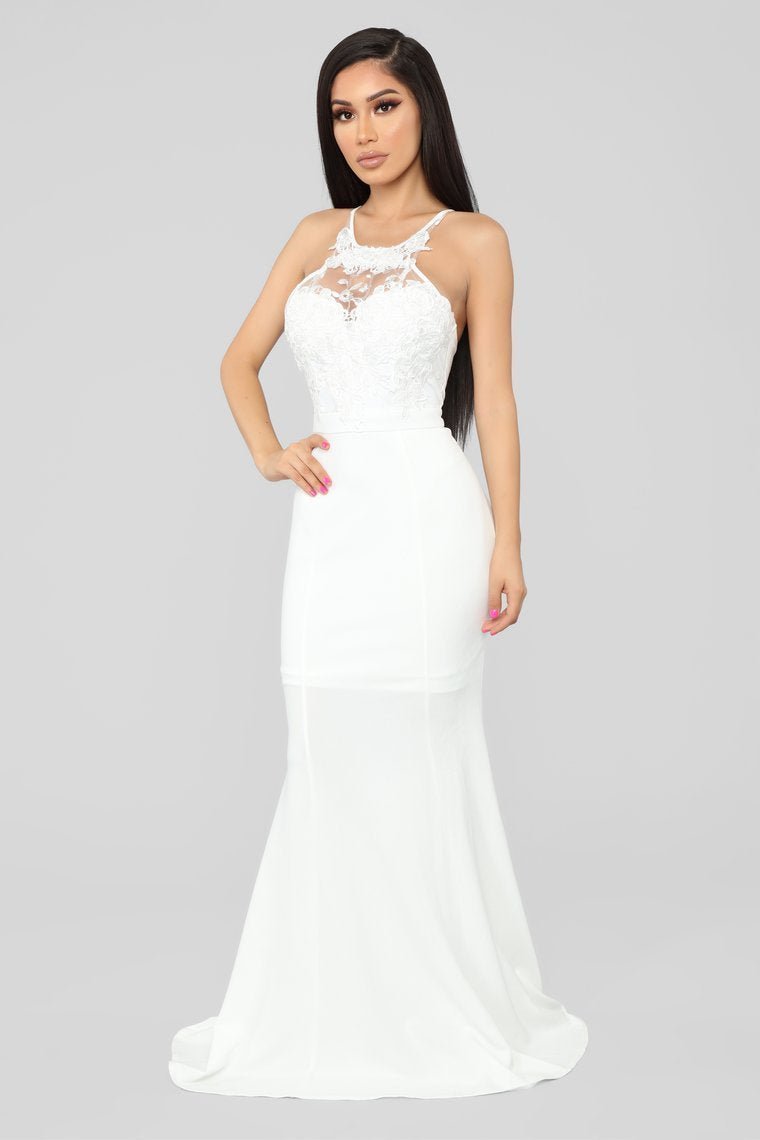 Let's Slow Dance Lace Gown - Ivory - jameswhite001