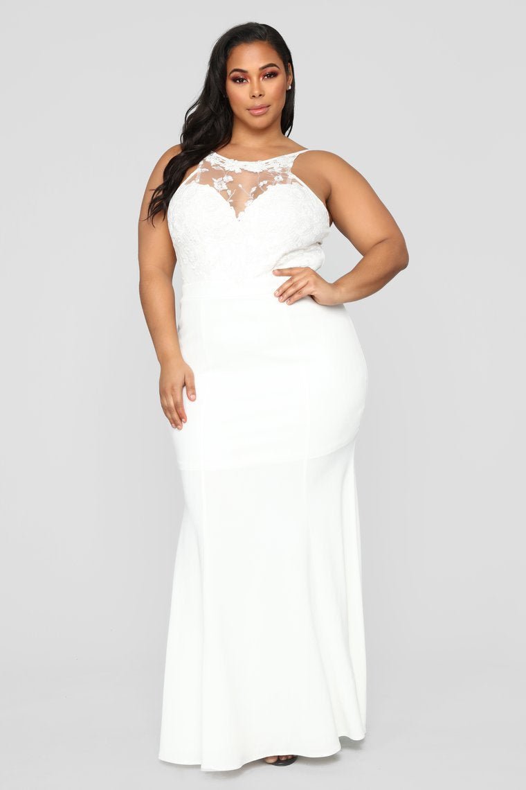 Let's Slow Dance Lace Gown - Ivory - jameswhite001