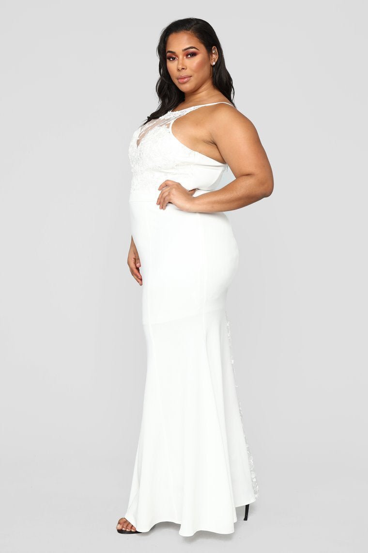 Let's Slow Dance Lace Gown - Ivory - jameswhite001