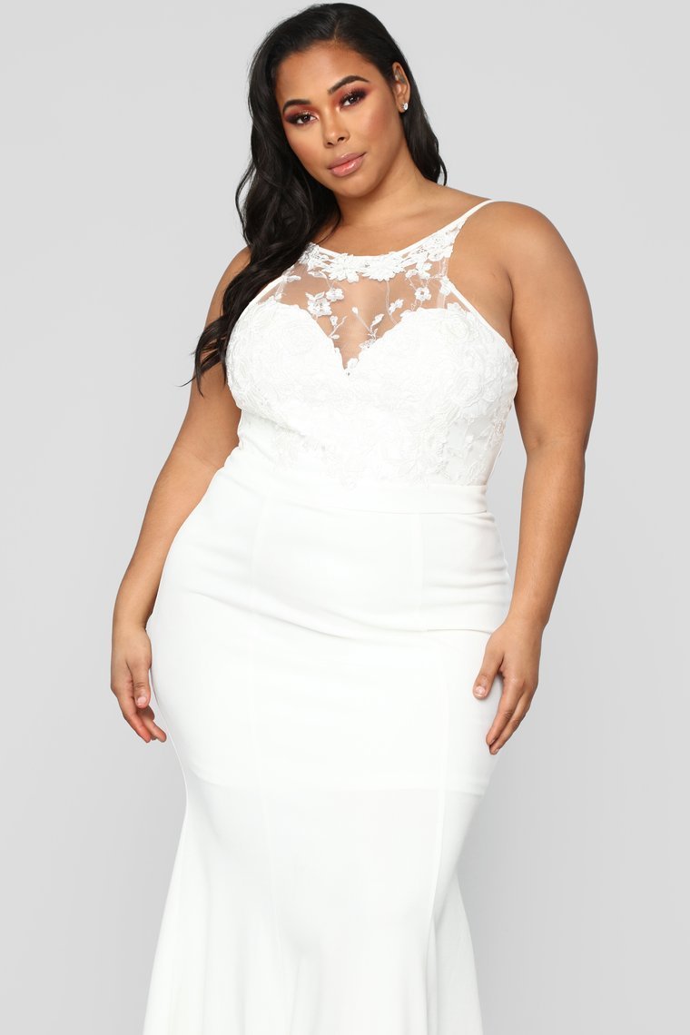 Let's Slow Dance Lace Gown - Ivory - jameswhite001