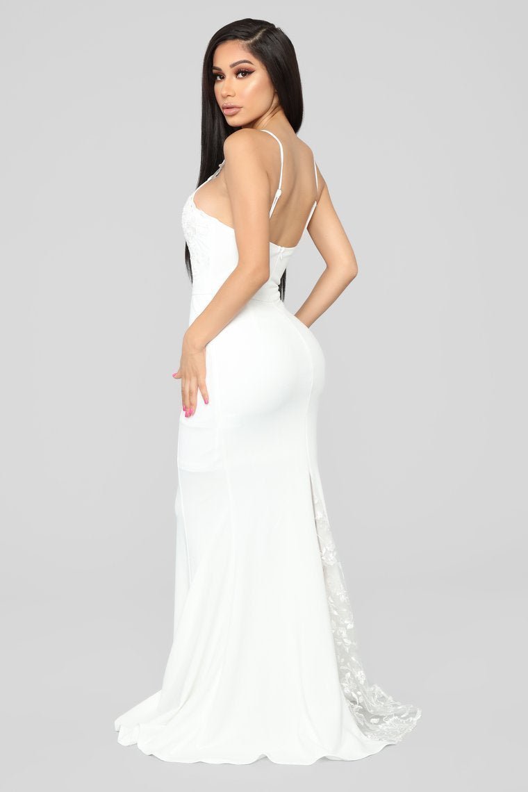 Let's Slow Dance Lace Gown - Ivory - jameswhite001