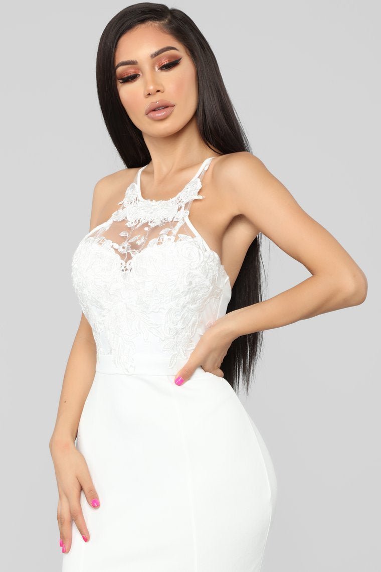 Let's Slow Dance Lace Gown - Ivory - jameswhite001