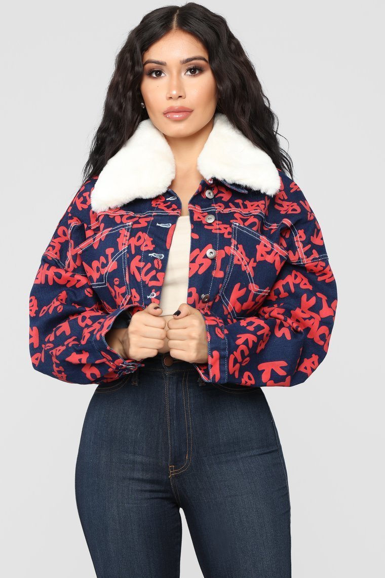 Lets Talk Denim Jacket - Dark Wash - jameswhite001