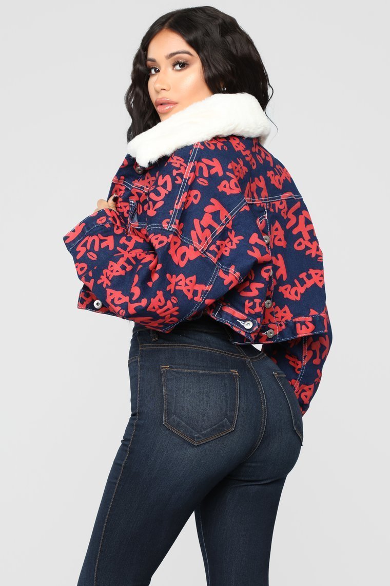 Lets Talk Denim Jacket - Dark Wash - jameswhite001