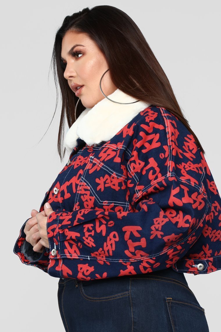 Lets Talk Denim Jacket - Dark Wash - jameswhite001