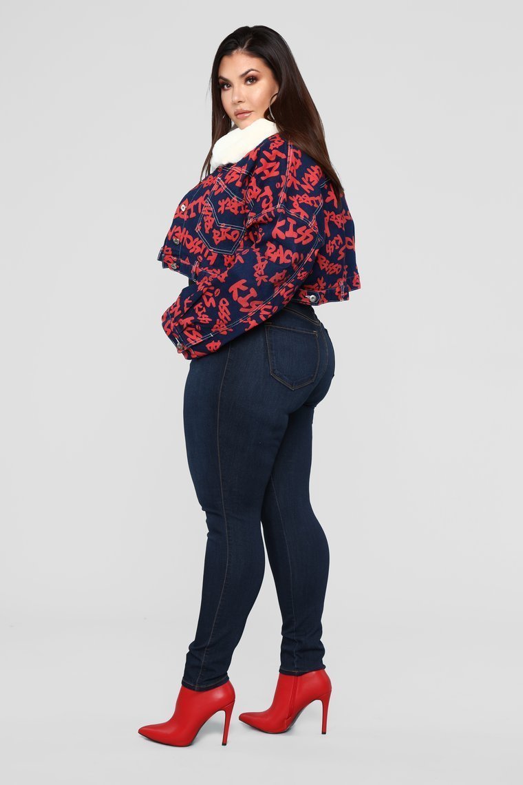 Lets Talk Denim Jacket - Dark Wash - jameswhite001