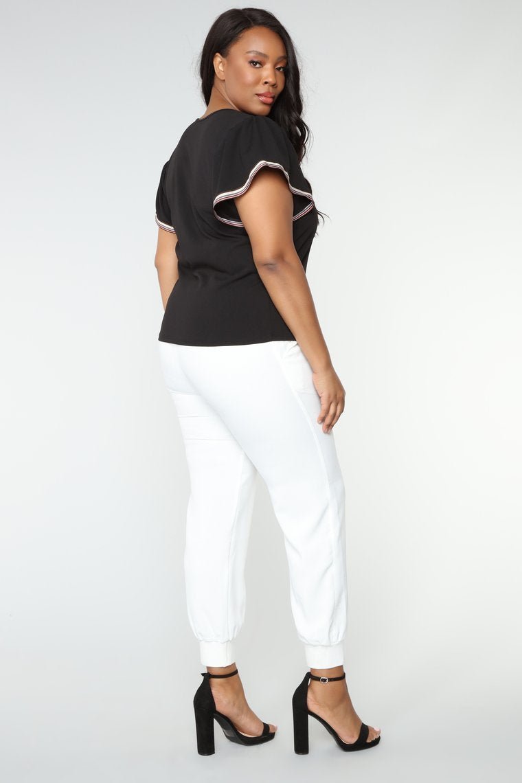 Leyle Jogger Pant - White - jameswhite001