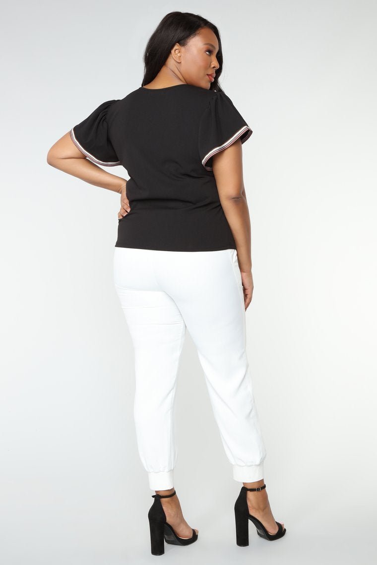 Leyle Jogger Pant - White - jameswhite001