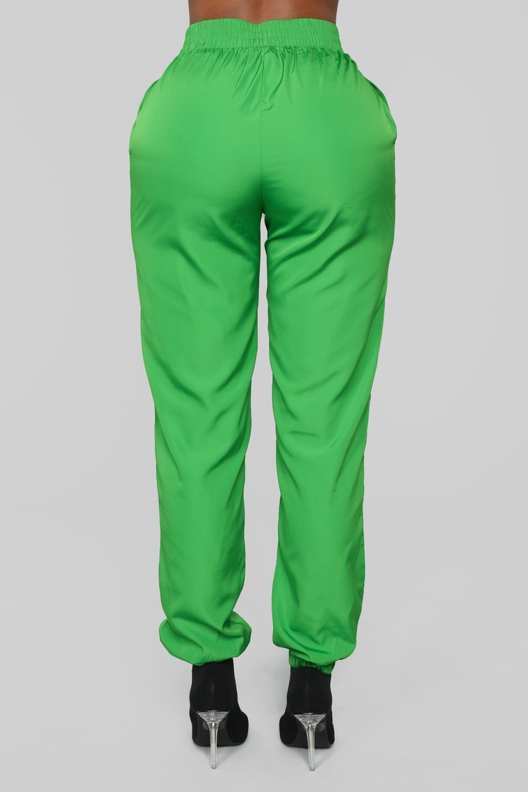 Lianna Lounge Windbreaker Jogger - Green - jameswhite001