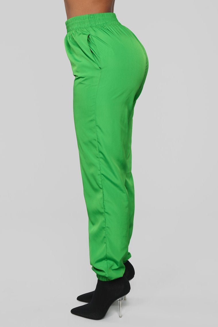 Lianna Lounge Windbreaker Jogger - Green - jameswhite001