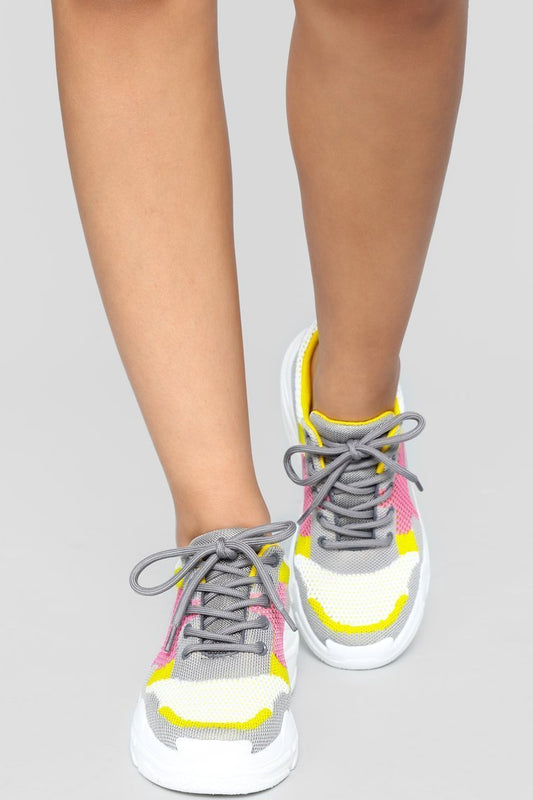 Like I Said Sneaker - Pink/Multi - jameswhite001