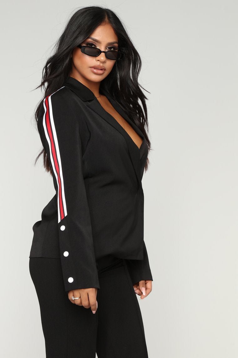 Livin' My Life Blazer - Black - jameswhite001