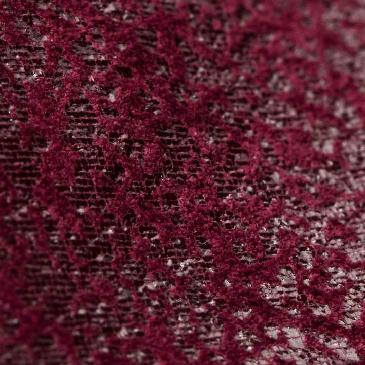 LUCY – SUEDE (PRINTED) BURGUNDY & MAT LEATHER BLACK - jameswhite001