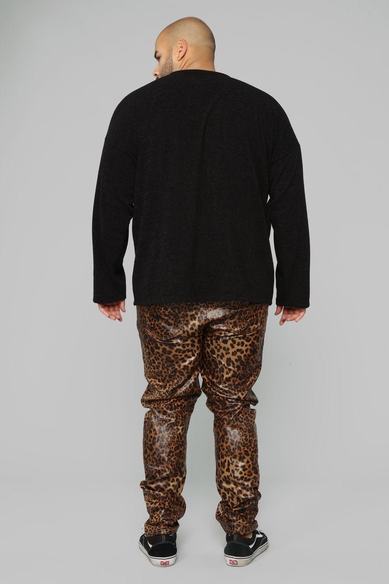 Lynx Skinny Jeans - Leopard - jameswhite001
