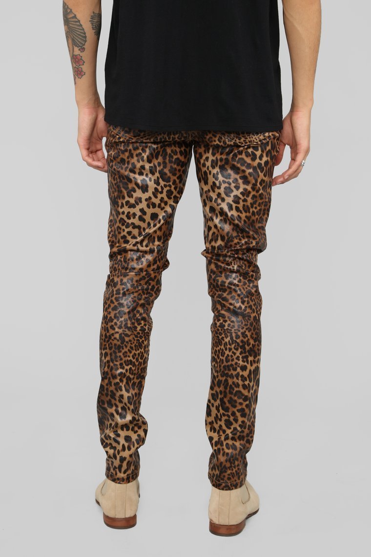 Lynx Skinny Jeans - Leopard - jameswhite001