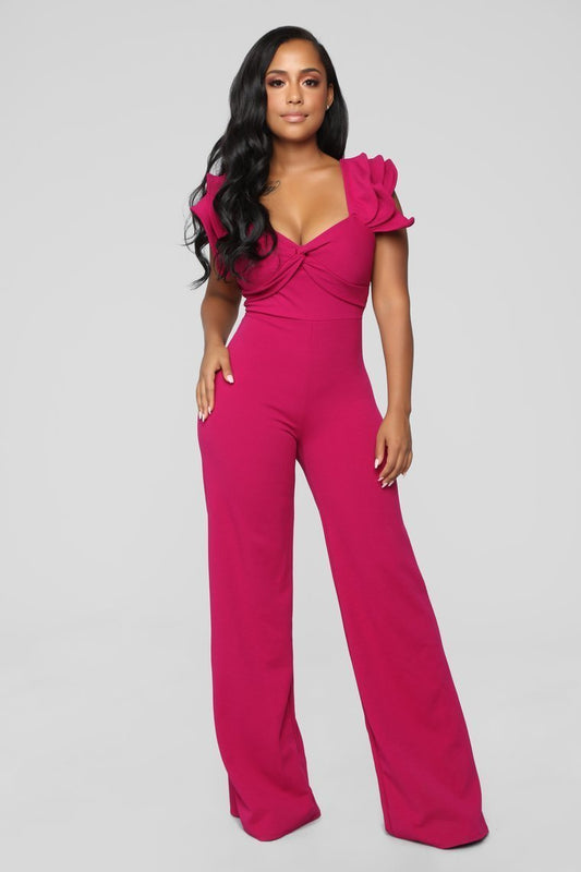 Magnify Me Jumpsuit - Magenta - jameswhite001