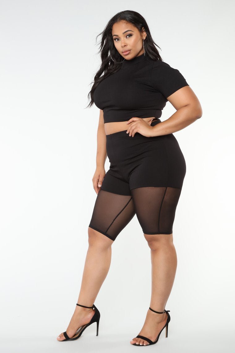 Maisie Short Set - Black - jameswhite001