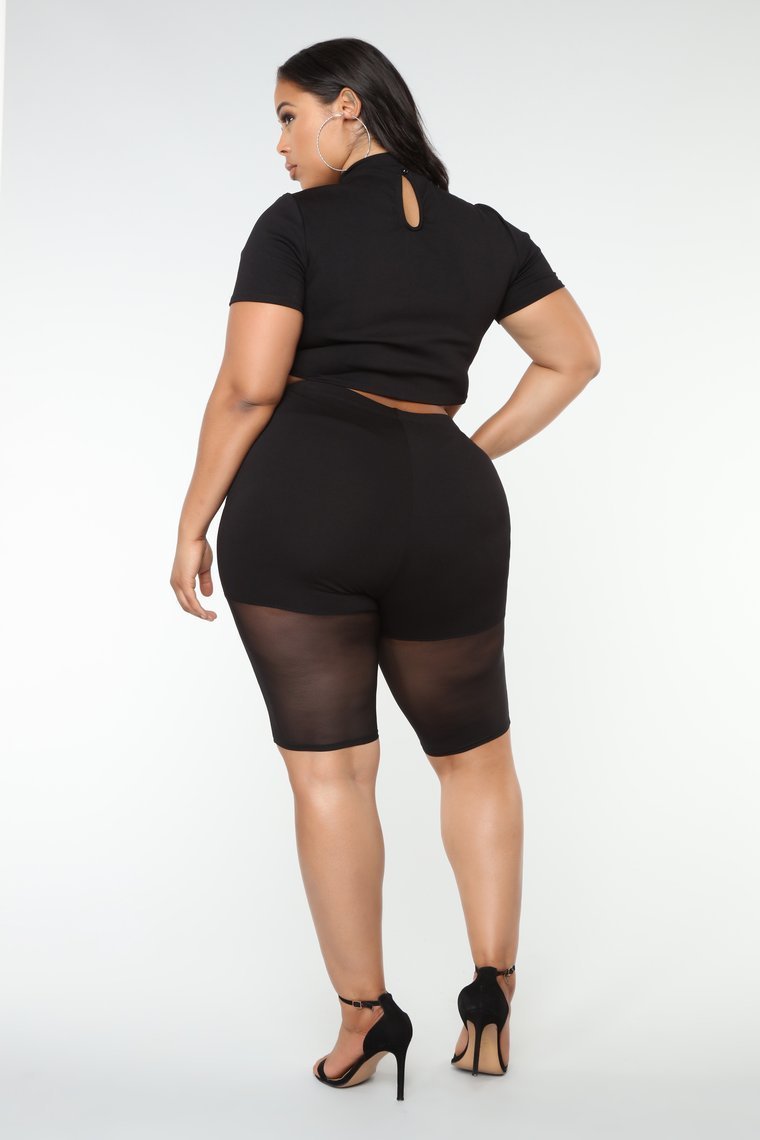 Maisie Short Set - Black - jameswhite001