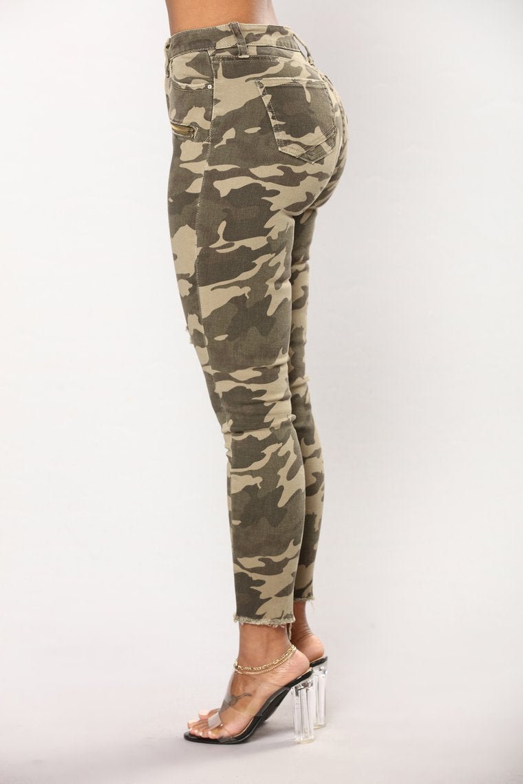 Major Camo Ankle Jeans - Camo - jameswhite001