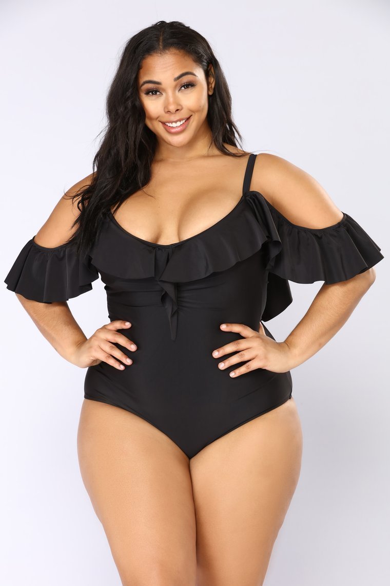 Make A Wave Swimsuit - Black - jameswhite001