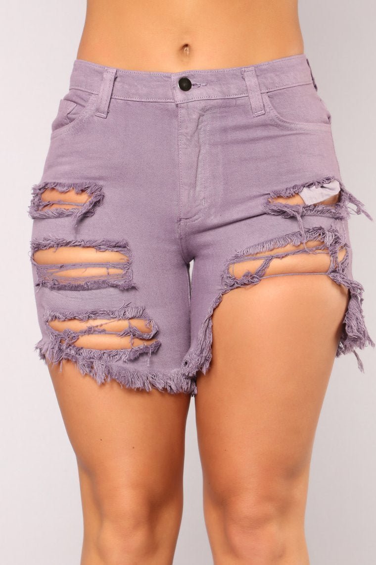 Make Me Smile Bermuda Shorts - Lavender - jameswhite001