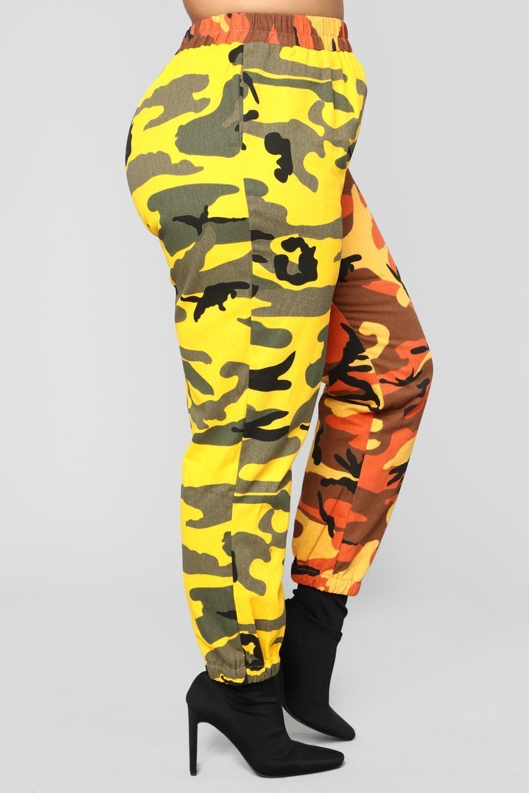 Masira Cargo Joggers - Orange/Olive - jameswhite001