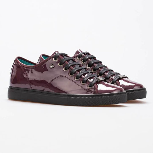 MAYA – PATENT LEATHER BORDEAUX - jameswhite001