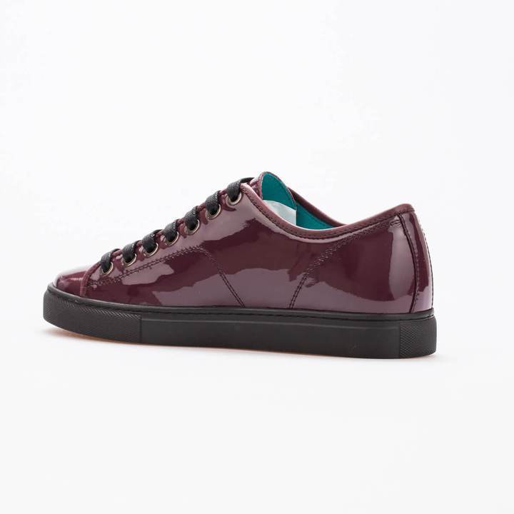 MAYA – PATENT LEATHER BORDEAUX - jameswhite001