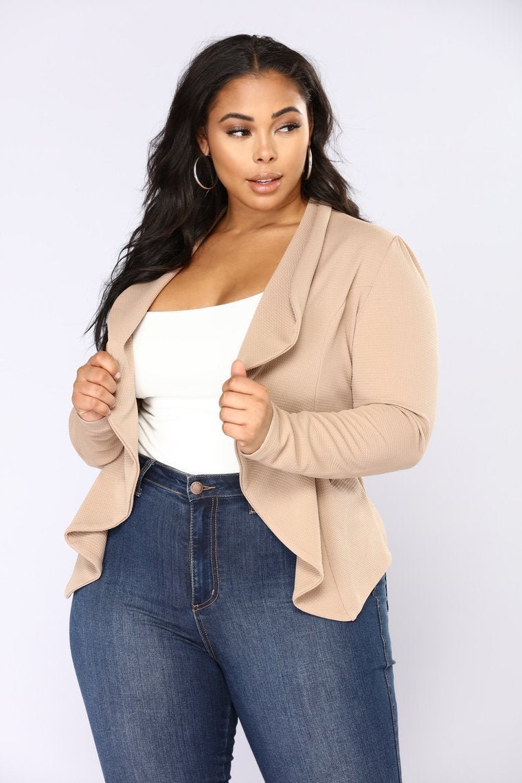 Meet And Greet Blazer - Mocha - jameswhite001