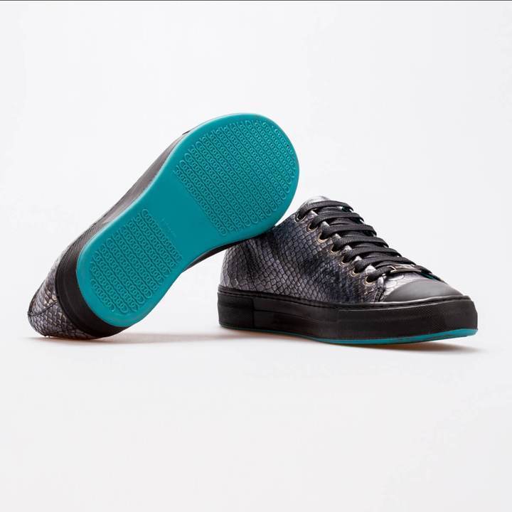 MEGAN – EMBOSSED LEATHER DEEP PURPLE - jameswhite001