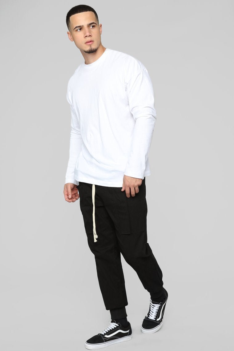 Miller Cargo Pants - Black - jameswhite001