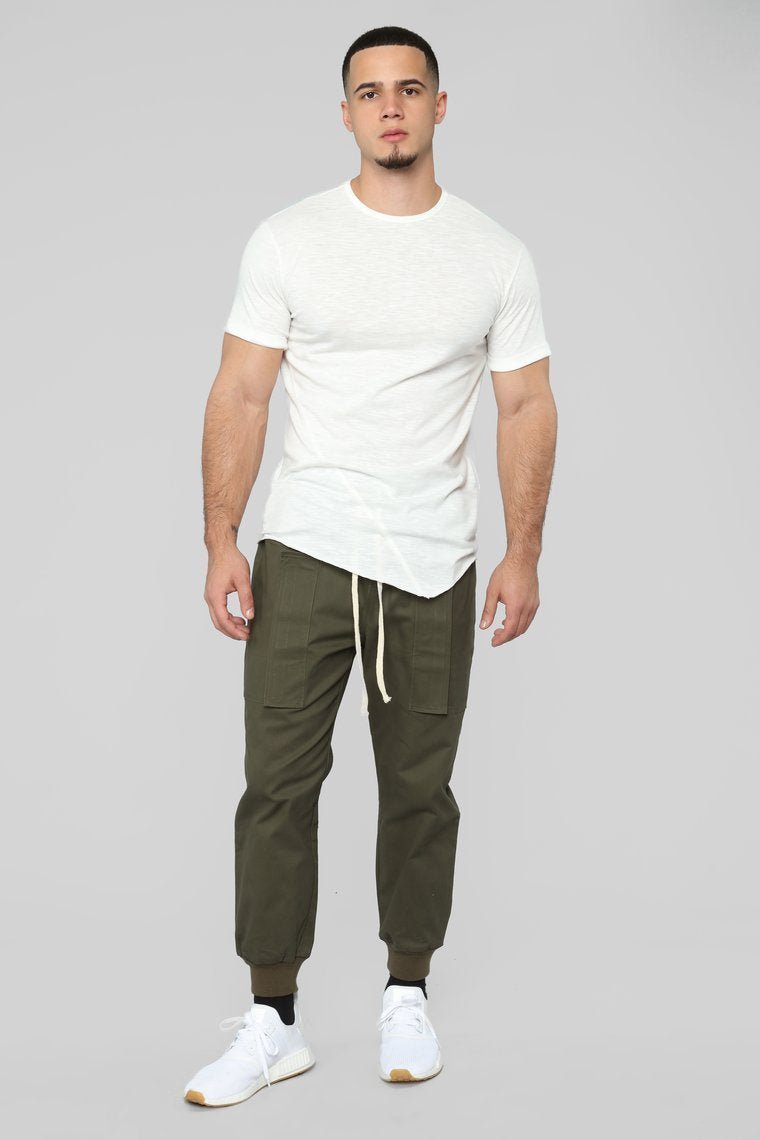 Miller Cargo Pants - Olive - jameswhite001