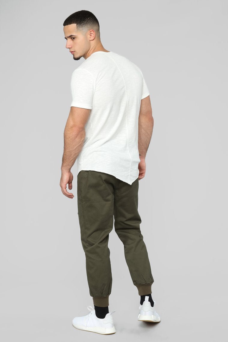 Miller Cargo Pants - Olive - jameswhite001