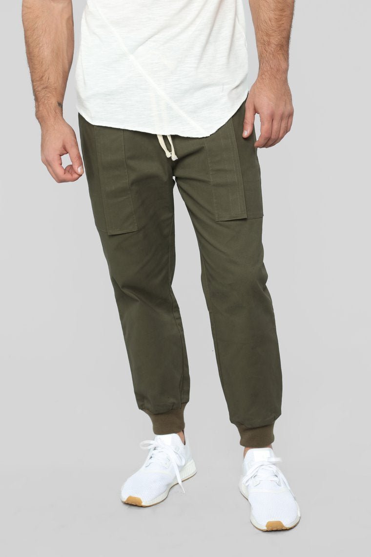 Miller Cargo Pants - Olive - jameswhite001