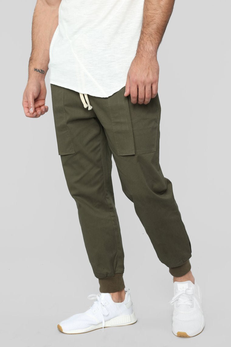 Miller Cargo Pants - Olive - jameswhite001